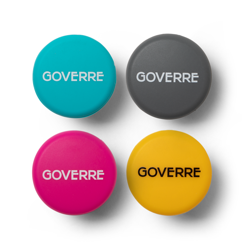 The two wine bottle stopper caps provide airtight seal to any bottle of wine to preserve the taste. Each wine cap/stoppers features our GOVERRE logo and come in our classic colors Turquoise, Hot Pink, Grey and Yellow. They are made of 100-percent silicon and are kitchen and food grade safe.
