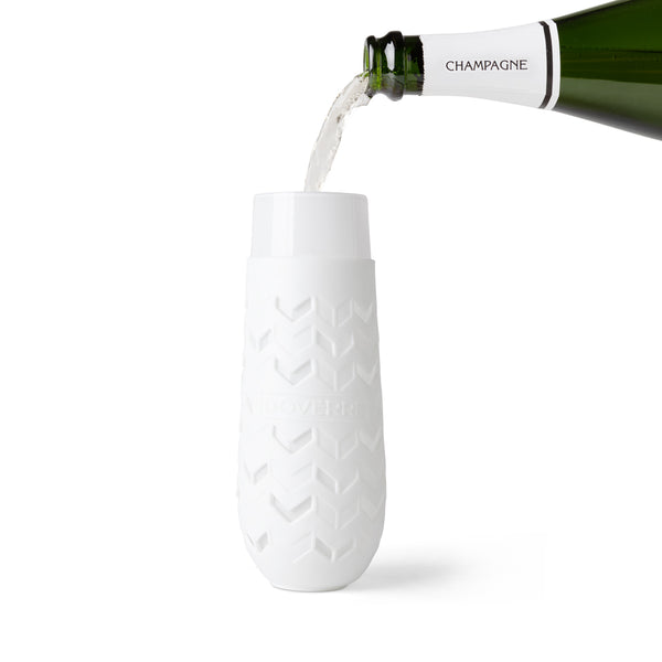Vinglacé Champagne Flute (White)
